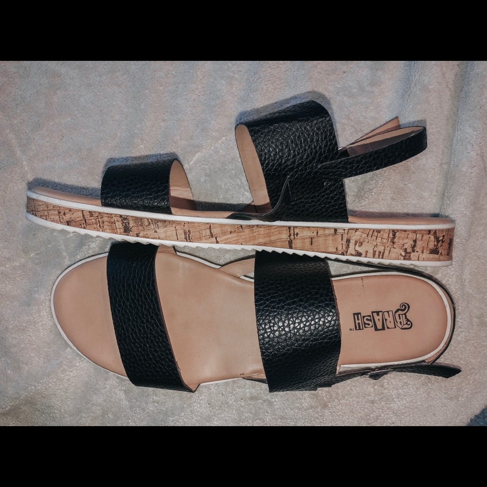 Black BRASH Sandals
